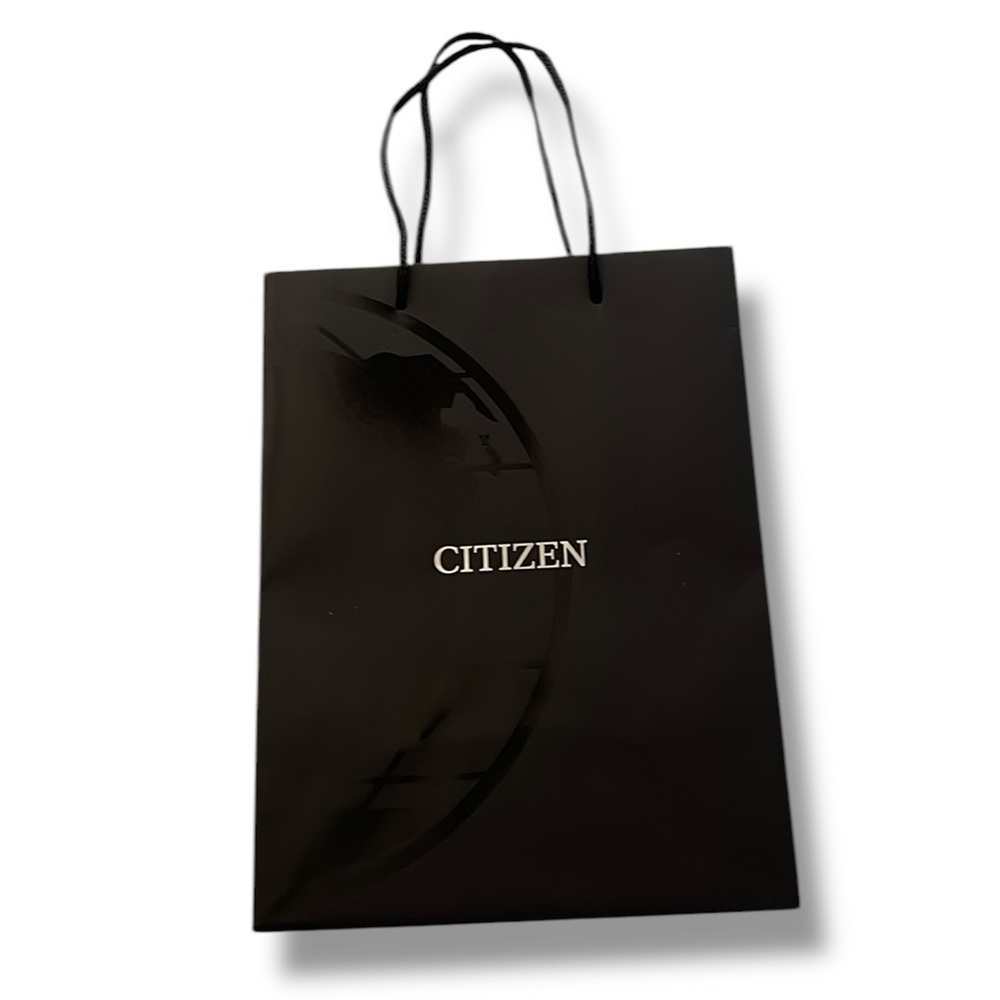 CITIZEN Genuine authentic brand thick paper bag with embossing  gift bag